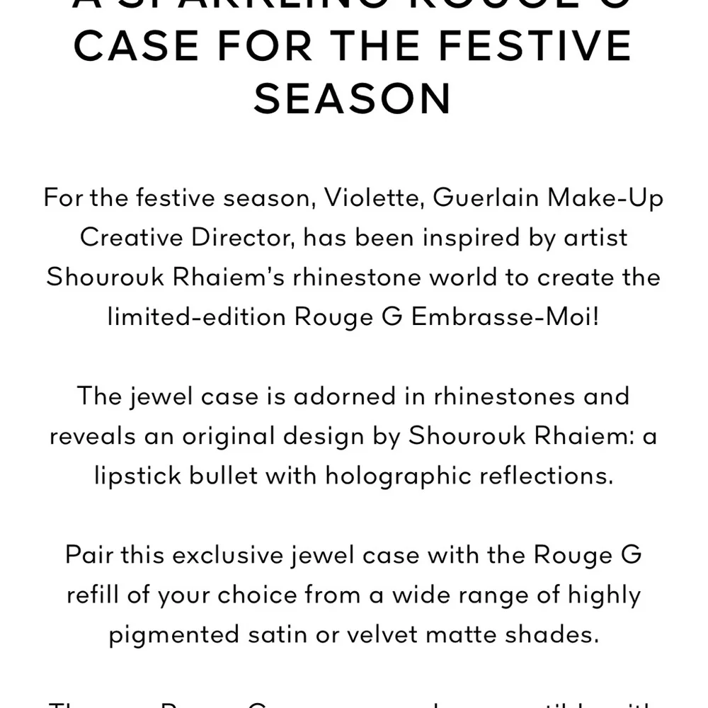 ❤️Guerlain Holiday 2024 Be Extraordinary Jeweled Lipstick Case - Picture 5 of 7